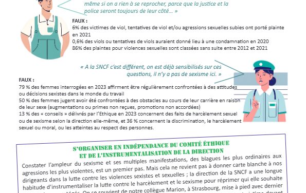 Cheminot.e.s en lutte contreles violences sexistes et sexuelles !