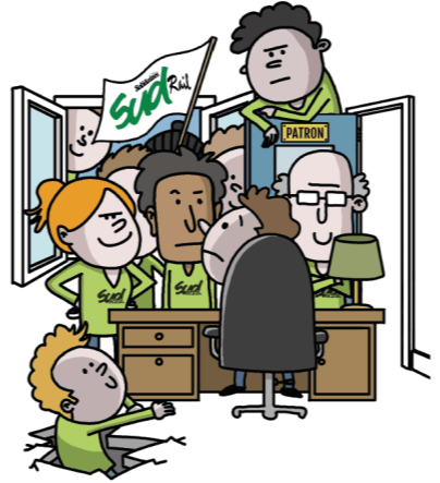 Ensemble Allan Barte Illustration comique