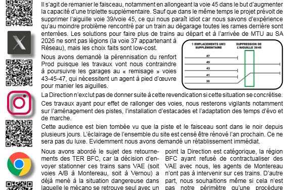 Faisceau de Montereau Le choix Low Cost