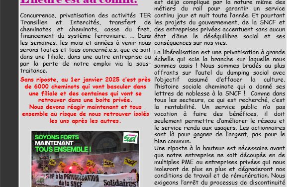 SUD-AX’TION L’heure est au conflit!