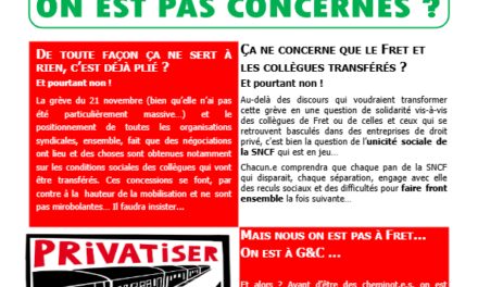 Le mutin Gare&Co Grève le 11/12, On est pas concernés ?