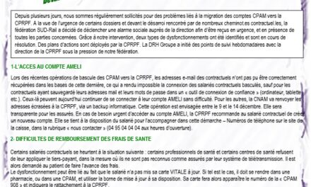 Contractuels : la migration des comptes pose toujours des problèmes