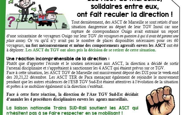 Incontrolables La sureté des ASCT avant tout !