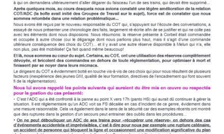 DCI Gestion du COT Quand le Mensonge devient la norme