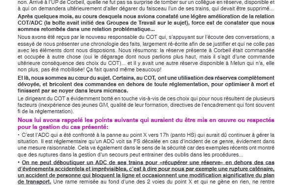 DCI Gestion du COT Quand le Mensonge devient la norme