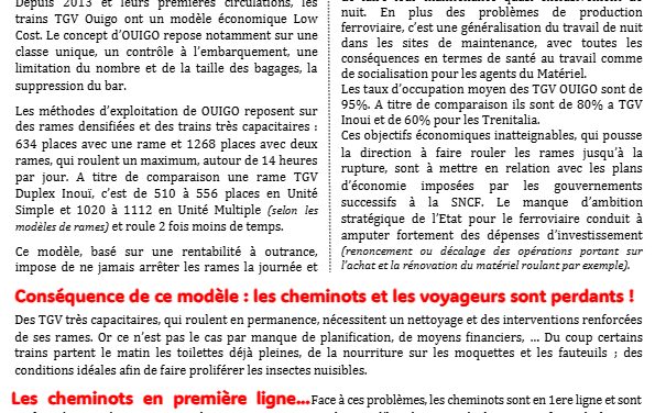 Grève des agents Ouigo, Encore une mobilisation pour l’intérêt général !