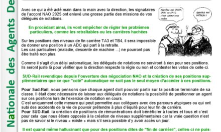 LN ADC Omission sur les notations traction !