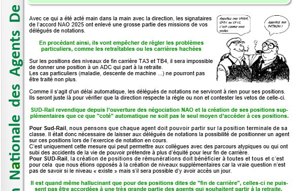 LN ADC Omission sur les notations traction !