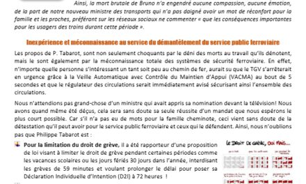 Des propos indécents, la démission comme seule solution !