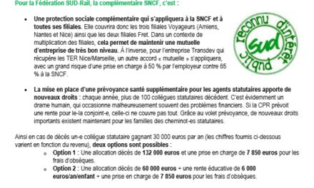 Mutuelle SNCF obligatoire : rétablissons quelques vérités !!