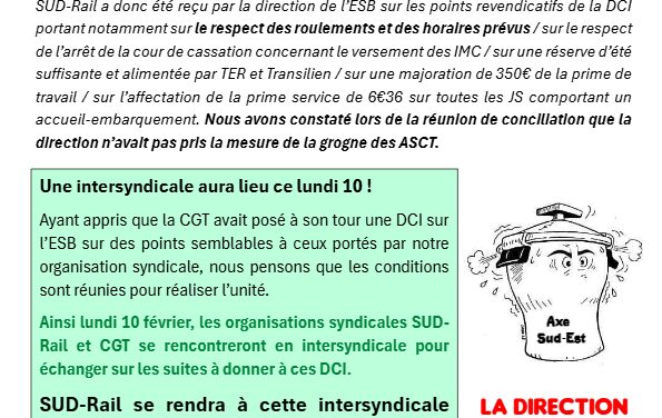 Mouvement à venir des ASCT de l&rsquo;Axe TGV Sud-Est!