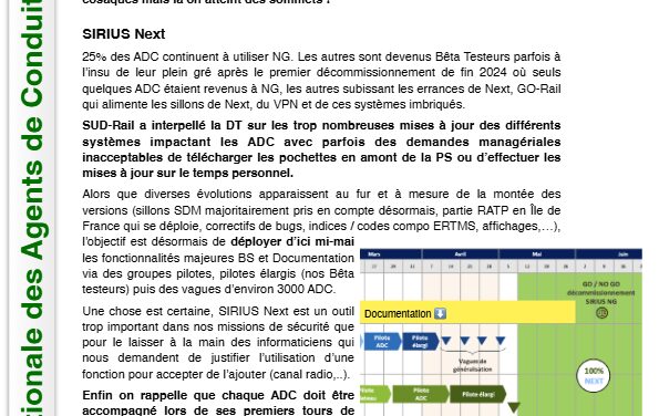 L’info ADC ! Sirius Next, Odiceo tous bêtes à testeurs …