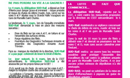 Le Mutin Gares&Co : Droit d&rsquo;Alerte Marseille Saint-Charles