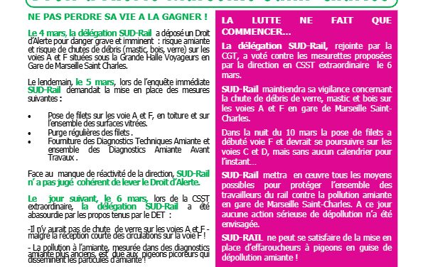 Le Mutin Gares&Co : Droit d&rsquo;Alerte Marseille Saint-Charles
