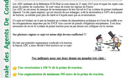 Augmentation, sécurisation et refonte de la « prime traction »