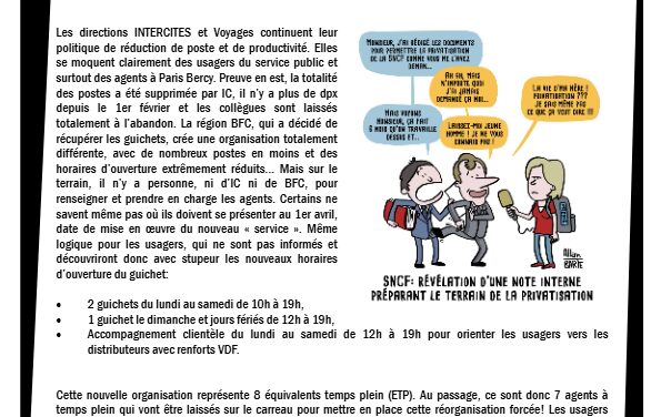 Bercy laissé à l&rsquo;abandon par les directions SNCF!