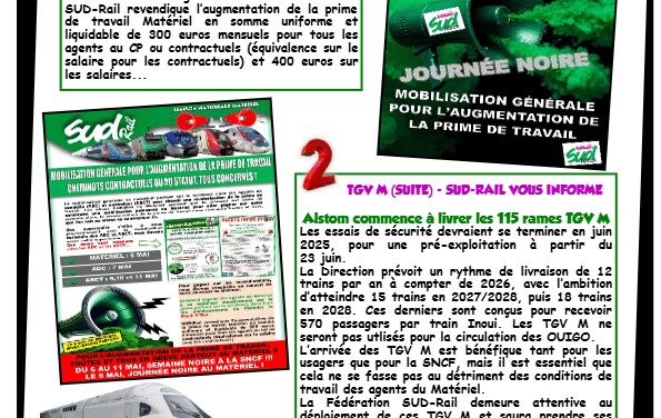 L’actu de la Liaison Nationale Matériel