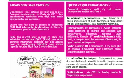 DCI Délit d&rsquo;entrave / Astreinte Eole Gares et Connexions.