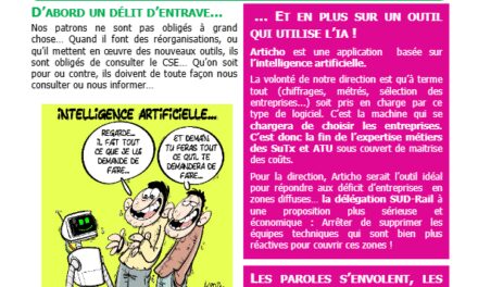 Le Mutin de Gares&Connexions Délit d&rsquo;entrave / Logiciel Articho