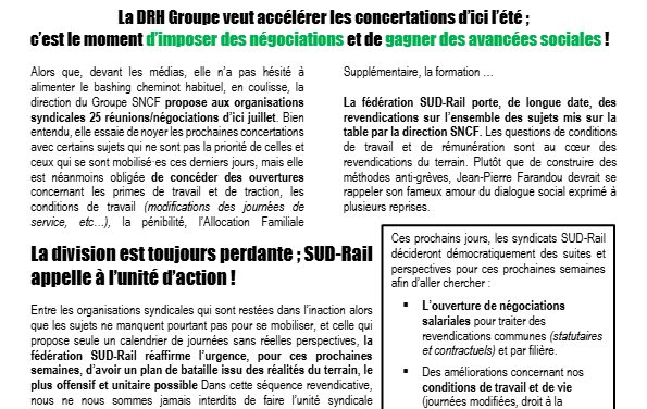 Nos mobilisations ont affaibli la direction !