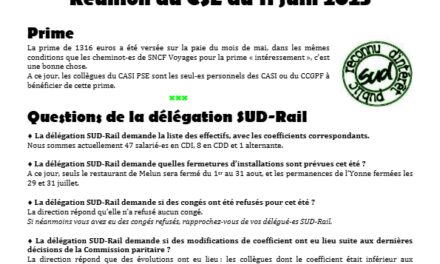 Lettre des délégué-es du personnel du CASI PSE 11/06/25