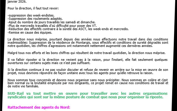GCB, LA DIRECTON NOUS MEPRISE