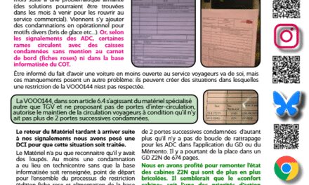 DCI Condamnation de caisses Z2N