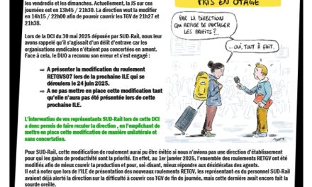 L&rsquo;insurgé Evolution roulement RETGV