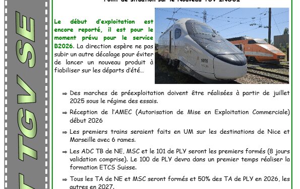 CR ILE 4 juillet 2025 ET TGV Sud-Est