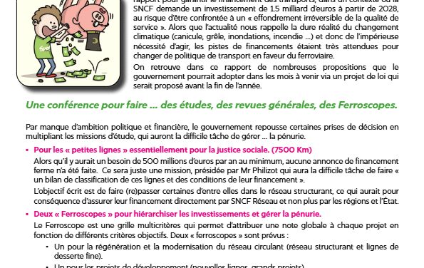 Un rapport décevant qui ne répond pas aux enjeux écologiques et sociales!