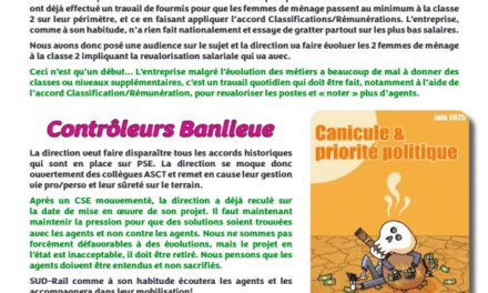 Luttes sociales / Journal d&rsquo;information du syndicat de Paris Sud-Est!