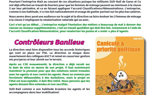 Luttes sociales / Journal d&rsquo;information du syndicat de Paris Sud-Est!
