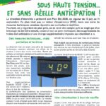UN ÉTÉ SOUS HAUTE TENSION…ET SANS RÉELLE ANTICIPATION !