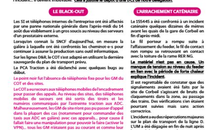 DCI DEDP D&R : Black-out numérique