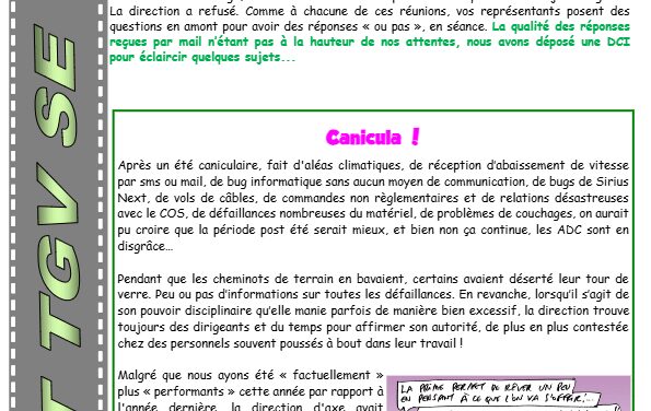 TRACT ILE ET AXE TGV Sud-Est