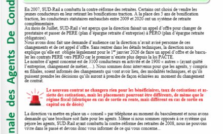 Tract Liaison Nationale des ADC : Les infos de la rentrée