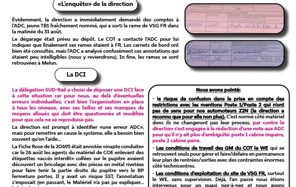 DCI Annotations Fiches Roses / DEDP D/R