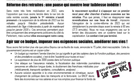 C’est toujours à nous de décider de notre avenir !