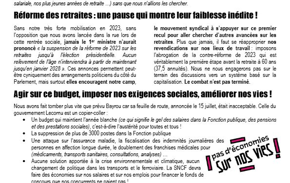 C’est toujours à nous de décider de notre avenir !