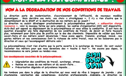 LN Materiel Pour le respect de nos métiers : non à la poly-compétence