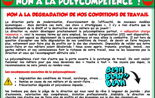 LN Materiel Pour le respect de nos métiers : non à la poly-compétence