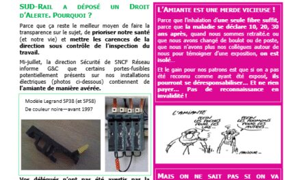 Le Mutin de Gares&Co : Danger Amiante