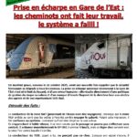 Prise en écharpe en Gare de l&rsquo;Est : Le système a failli !