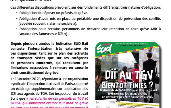 D2i pour les activités SLO. L&rsquo;inspection du Travail nous apporte un éclairage !