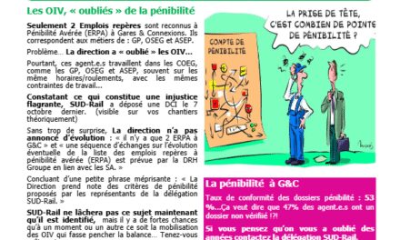 Le Mutin de Gares&Co : Arnaques pénibilité