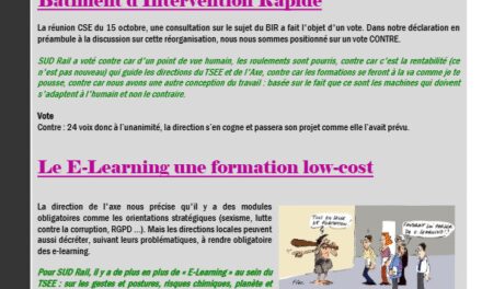 CR CSE Octobre 2025 Axe TGV Sud Est