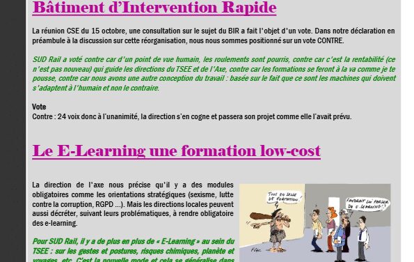 CR CSE Octobre 2025 Axe TGV Sud Est