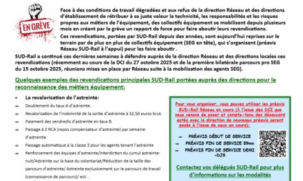 Liaison Nationale Équipement : toutes et tous mobilisé.e.s pour la reconnaissance des métiers équipement