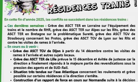 LN Trains : ça bouillonne dans les résidences trains partout en France !!