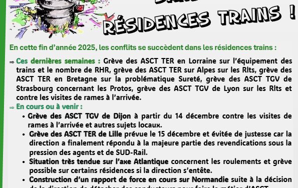 LN Trains : ça bouillonne dans les résidences trains partout en France !!